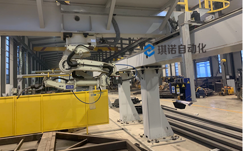 龍門(mén)倒掛式機(jī)器人焊接工作站